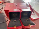 卡地亞（Cartier）戒指男女同款3.6毫米寬LOVE結(jié)婚婚戒情侶對(duì)戒 生日禮物送女友老婆 B4085200 18K玫瑰金色 55 曬單實(shí)拍圖