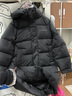 鴨鴨（YAYA）商務(wù)通勤羽絨服男中長(cháng)款2025年冬季新款加厚戶(hù)外防風(fēng)保暖外套HG 黑色 XL 曬單實(shí)拍圖
