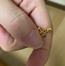 周大福爆閃蕾絲蹦迪珠手鏈女黃金手鏈(工費760)15cm 約9.9g EOF1239 曬單實(shí)拍圖