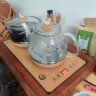 立客（LIKE） 全自动上水电热水壶茶盘功夫茶烧水壶煮茶烧水一体机茶具恒温烧水器茶台保温壶茶壶电茶炉 LK-SHC22（底部上水+玻璃壶套装） 1L 实拍图
