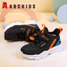 ABC KIDS童鞋男童鞋子2025秋季新款兒童運動(dòng)鞋網(wǎng)面兒童跑鞋時(shí)尚潮流女童鞋 加絨黑橘色 32 曬單實(shí)拍圖