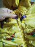 迷你巴拉巴拉儿童羽绒服宝宝轻暖连体衣男女童外出爬服 黄色调00337 66cm 实拍图