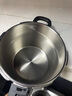 特百惠（Tupperware） 高壓鍋6.5L炫光不銹鋼壓力鍋 燃氣電磁爐通用 帶篜屜蒸架 高壓鍋6.5升 22cm 曬單實(shí)拍圖