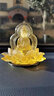 齊選觀(guān)音汽車(chē)擺件菩薩佛像出入保平安中控臺飾品車(chē)內高檔男士裝飾用品 琉璃蓮花雙面觀(guān)音【黃色】 曬單實(shí)拍圖