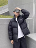 衣然呈品羽絨棉服男冬季新款字母時(shí)尚寬松棉衣韓版個(gè)性立領(lǐng)高街青年棉襖男 黑色 2XL 【建議130-155斤】 曬單實(shí)拍圖
