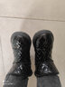 巧丂雪地靴女2026年新款冬季百搭防水防滑加絨加厚洋氣保暖棉鞋女鞋子 黑色 加絨 36 (寬松碼)跟高3cm 曬單實(shí)拍圖