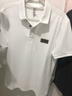 JAGR潮牌  polo衫男個(gè)性潮流翻領(lǐng)短袖男輕商務(wù)男裝時(shí)尚休閑男士POLO衫 白色 L 曬單實(shí)拍圖