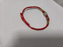 梵際一鳴驚人足銀金蟬紅手繩金榜題名手鏈學(xué)生上岸考研幸運小禮物男女 紅繩款 曬單實(shí)拍圖