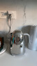SMEG斯麦格 意大利复古电热水壶1.7L 进口烧水壶 自动断电不锈钢电水壶KLF03 闪亮银 1.7L 实拍图