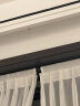 皆美（Jiemei）免打孔伸缩杆晾衣杆浴室卫生间架浴帘杆窗帘杆衣柜杆支撑杆 伸缩杆-时尚黑 2.1米-2.6米（配15环） 实拍图