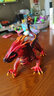思樂(lè)（Schleich S）仿真動(dòng)物模型艾蘭德火鷹冰怪破冰龍女孩男孩玩具 巖漿龍70138 曬單實(shí)拍圖