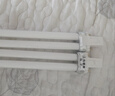 羿豐2針u型11w9w學(xué)生學(xué)習(xí)臺(tái)燈方四針浴霸照明臺(tái)燈熒光燈插腳節(jié)能燈管 2針U型（11W）總長(zhǎng)23厘米 白光 曬單實(shí)拍圖