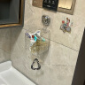 KAMAN浴室置物架卫生间壁挂式牙膏牙刷整理盒家用透明化妆品收纳架 小号【壁挂篮】1个装 晒单实拍图