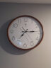 北极星（POLARIS）挂钟客厅新中式实木钟简约创意时钟石英钟表 9061简 实拍图