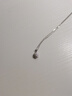 周六福（ZLF）七夕禮物  18K金鉆石吊墜女花爍群鑲花型項鏈掛墜送女友 吊墜+18k金白色O字鏈（約41cm+5cm ） 曬單實拍圖