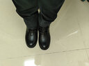 戈耐馬丁靴子男士冬季加絨保暖皮鞋防滑雪地靴工裝真皮棉鞋男鞋子男靴 黑色【羊毛混絨+頭層牛皮靴】加絨加厚保暖 冬天款 44碼(270MM) 曬單實(shí)拍圖