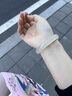 郎凱丹頓瑪瑙手鐲冰透高冰女玉髓鐲子冰種翡翠玉手鐲女款白月光玉 【稀缺料少量】56-57高冰 曬單實(shí)拍圖