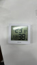 得力(deli)室内温湿度表 LCD电子温湿度计带闹钟功能 新年婴儿房办公用品儿童老人 带时间+日历+体感 8813 实拍图