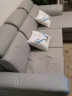 创繁现代可拆洗布艺沙发简约客厅小户型免洗科技布乳胶沙发组合家具 三人位2.15M+左右互换贵妃 乳胶海绵/科技布 实拍图