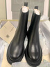 萊爾斯丹曾可妮同款25秋冬新款時(shí)尚黑色真皮短靴女鞋5T42003 黑色BKL 38 曬單實(shí)拍圖