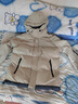 NASA ABOUT羽絨服男冬季青少年學(xué)生潮牌潮流帥氣加厚上衣服冬天連帽鴨絨外套 卡其 XL 曬單實(shí)拍圖