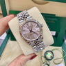 勞力士（ROLEX）日志型系列女表表徑31mm自動機(jī)械時尚休閑商務(wù)瑞士手表送禮物 表徑31粉盤條釘m278274-0014 曬單實(shí)拍圖
