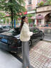 坦博爾輕薄羽絨服女短款寬松翻領(lǐng)襯衫外套女TBF330276D 蘭卡白 155/80A 曬單實(shí)拍圖