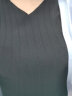拉夏贝尔（La Chapelle） 女装V领针织衫女秋冬季新款内搭保暖打底衫软糯长袖毛衣洋气上衣 黑色 均码 实拍图