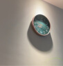 天王星凸玻璃挂钟客厅卧室钟表创意简约大数字免打孔石英钟挂墙时钟30cm 实拍图
