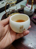 龍寅茶杯羊脂玉瓷主人杯大號品茗杯單杯簡約家用喝茶杯個人杯 羊脂玉主人杯禪茶一味 曬單實拍圖