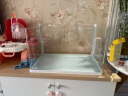 森森（SUNSUN）鱼缸小型水族箱热弯超白玻璃生态金鱼缸办公桌水草缸 长50cm热弯超白裸缸 实拍图