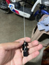 小鳳仙飛磕擋針脫鉤器競技臺釣合金針摘鉤器鯽魚釣魚檔針鋁合金擋針 小鳳仙圓黑款 曬單實拍圖