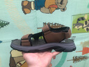 老爺車(chē)2025夏季涼鞋男沙灘鞋戶(hù)外軟底魔術(shù)貼學(xué)生運動(dòng)涼鞋牛皮男士涼鞋 LYC2223棕色 42 曬單實(shí)拍圖