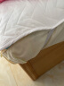 罗莱家纺 床垫薄款床褥子学生宿舍大豆防螨抗菌纤维软垫 白色 0.9米床 实拍图