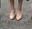 Lily Wei【瓔珞】肉粉色高跟鞋新款通勤氣質百搭單鞋小碼313233面試女鞋 裸粉色【跟高6cm】 37 曬單實拍圖