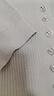 尚都比拉百搭時髦設(shè)計感愛心金屬扣圓領(lǐng)針織衫 綠色 L  曬單實拍圖