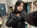 CTOX2025年秋冬季新款立領(lǐng)加厚棉衣棉襖棉服女時(shí)尚顯瘦加厚面包服外套 黑色 M 曬單實(shí)拍圖