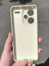 芝客 紅米note13手機殼 紅米note13pro/+液態(tài)硅膠直邊全包鏡頭防摔簡約軟殼楓葉保護套 紅米note13Pro+【古董白-楓葉】 曬單實拍圖