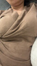 nest designs孕產(chǎn)婦秋冬哺乳上衣孕婦裝孕婦褲月子服產(chǎn)后哺乳衣 哺乳衣-經(jīng)典褐 M（建議160-170cm；70kg以內(nèi)） 曬單實拍圖