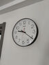 RHYTHM日本麗聲14英寸掛鐘客廳現代簡(jiǎn)約時(shí)鐘臥室輕奢個(gè)性時(shí)尚石英鐘表 CMG602NR02 曬單實(shí)拍圖