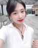 Caokit Keeiy輕奢高質感和田玉平安扣吊墜玉石玉佩掛件男士女款情人節(jié)生日禮物 和田玉平安扣吊墜 曬單實拍圖