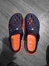 萬(wàn)浦森二合一新款防臭男外穿涼拖鞋男夏季洞洞鞋防滑涼鞋男防水沙灘鞋男 海藍橙 41 標準運動(dòng)鞋碼 曬單實(shí)拍圖