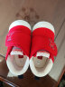 卡特兔学步鞋秋季男童网眼机能鞋 女宝宝婴儿软底包头鞋 XZ62红色11.5cm 实拍图
