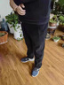羅蒙（ROMON）春秋新款燈芯絨男士休閑褲直筒寬松條絨褲加絨加厚彈力爸爸褲子男 【春秋款】深灰色 XL 【120-140斤】 曬單實(shí)拍圖