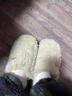 紅豆珊瑚絨棉拖鞋女士秋冬天2024新款家居保暖防滑臥室靜音毛絨拖鞋男 皮粉 38-39適合37-38 曬單實(shí)拍圖