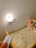 大頭人小夜燈嬰兒喂奶燈遙控臥室床頭燈插電睡眠燈寶寶哺乳母嬰起夜光燈 基礎(chǔ)插電款-三檔色溫(無時鐘款） 曬單實拍圖