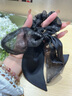 唐芙妮蝴蝶結飄帶大腸發(fā)圈女低馬尾發(fā)飾高彈珍珠網(wǎng)紗發(fā)帶高級感頭繩頭飾 黑色 曬單實(shí)拍圖