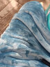眠度毛毯夏季学生午睡毯子办公室单人小毯子法兰绒空调被午休盖腿沙发 W宝石蓝 【加厚560g】100cmX150cm 实拍图