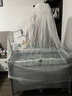 泰美高（Trimigo）嬰兒床折疊多功能移動床免安裝拼接寶寶床尿布臺搖搖床新生兒搖籃 嬰兒禮物用品-萬向輪款自然樹葉 曬單實拍圖