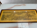 迪愛(ài)歪（DI AI WAI）拼圖專(zhuān)用相框紙居良品赤伶清明上河圖國潮實(shí)木加厚掛墻拼圖照片 【咖啡色】實(shí)木相框 98*34 曬單實(shí)拍圖